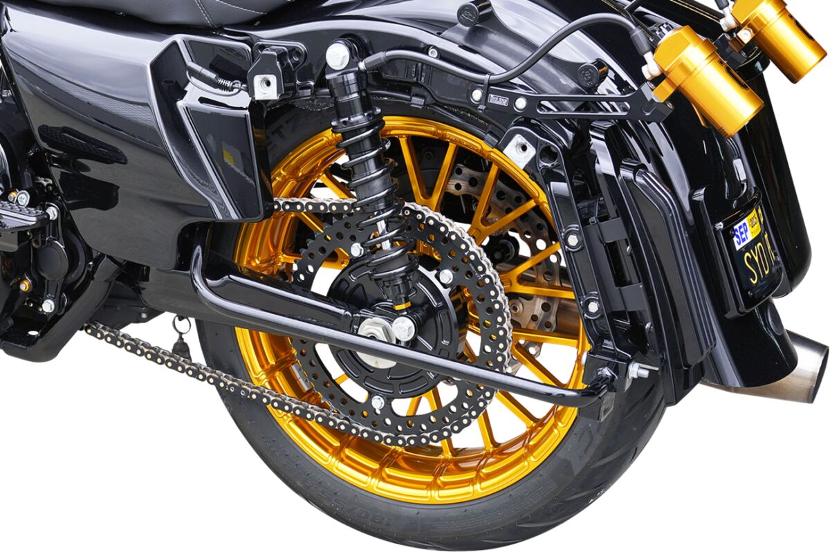 Arlen Ness Chain Drive Kit Jagged Flt 0 REAR SPROCKETS - STEEL TYPE Arlen Ness