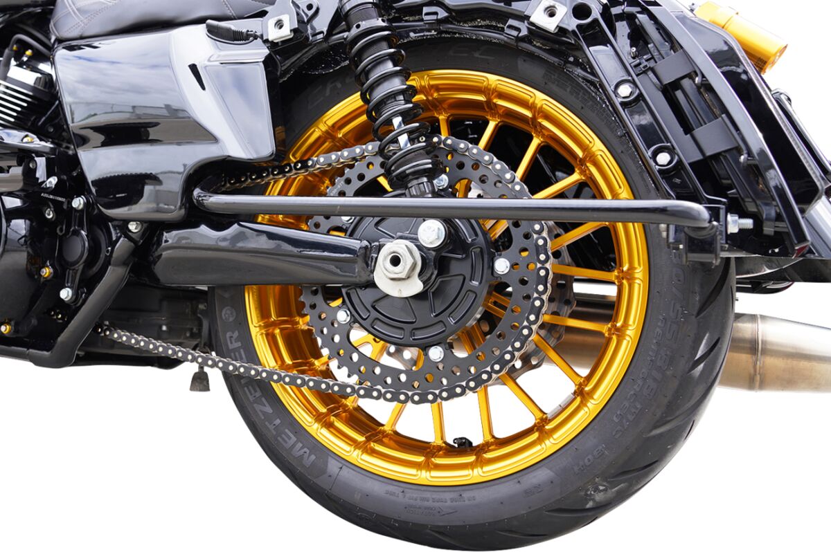 Arlen Ness Chain Drive Kit Jagged Flt 0 REAR SPROCKETS - STEEL TYPE Arlen Ness
