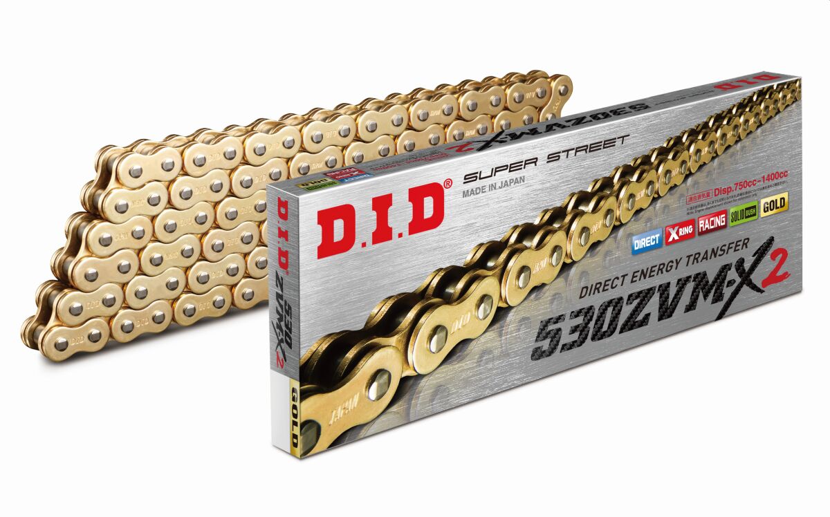 Did Chain Did530 Zvmx2 Gg 108 R DRIVE CHAIN -X'RING TYPES Did