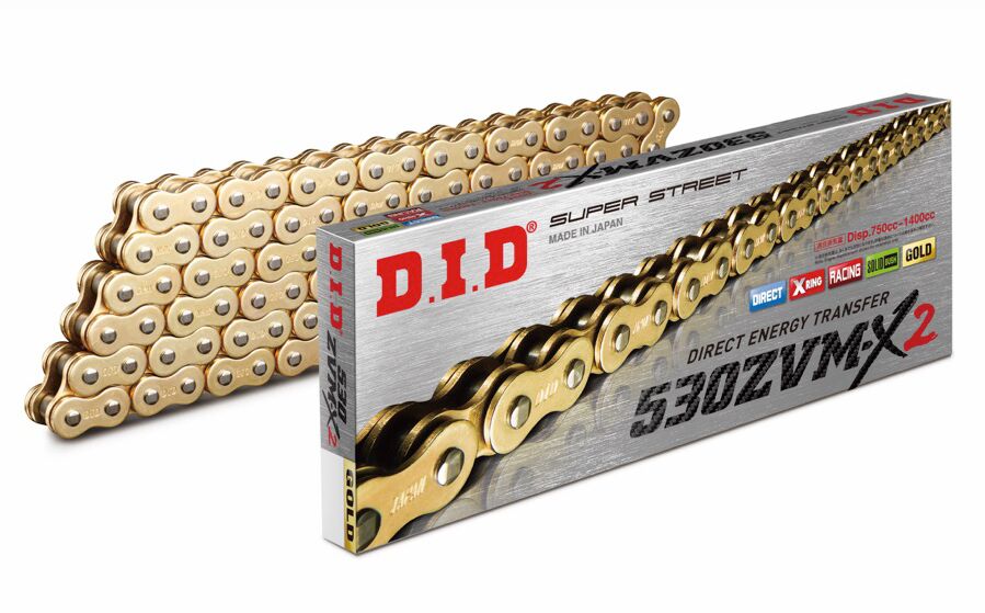 Did Chain Did530 Zvmx2 Gg 128 Rh DRIVE CHAIN -X'RING TYPES Did