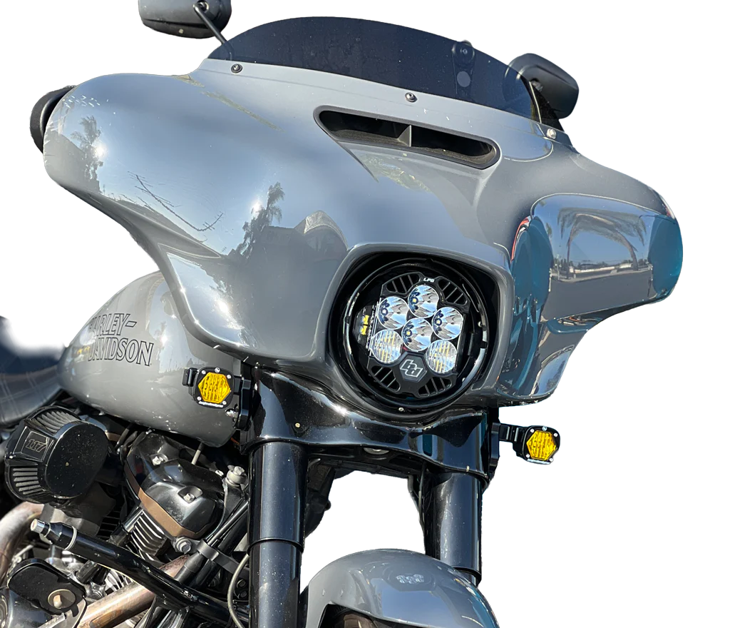 A10 Moto 14 23 Harley Davidson Street Glide Baja Designs Lp6 Lighting Combo Kit A10 Moto Bracket Kit Only