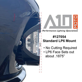 A10 Moto Low Rider St Lp6 Headlight No Cutting Bracket Combo Kit A10 Moto