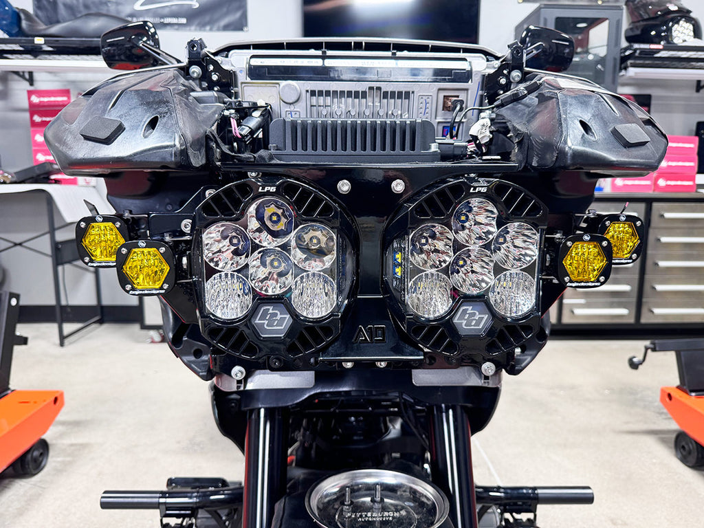A10 Moto Baja Designs Lp6 Lighting Combo Kit - 23.5+ Road Glide Headlight A10 Moto