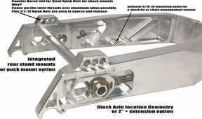 Alloy Art Swingarm 84 00 Fxr 94 08 Flt M SWING ARMS Alloy Art