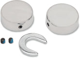Drag Specialties Swingarm Pivot Bolt Covers Chrome Swingarm Covers Caps Drag Specialties