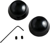 Drag Specialties Swingarm Pivot Bolt Cover Black Swingarm Covers Caps Drag Specialties