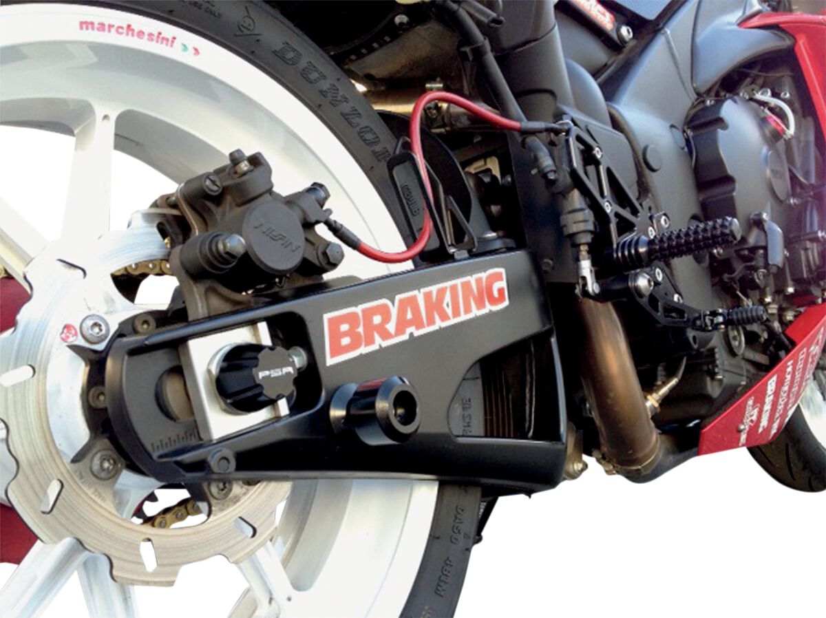 Psr Swingarm Sliders Black Swingarm Covers Caps Psr