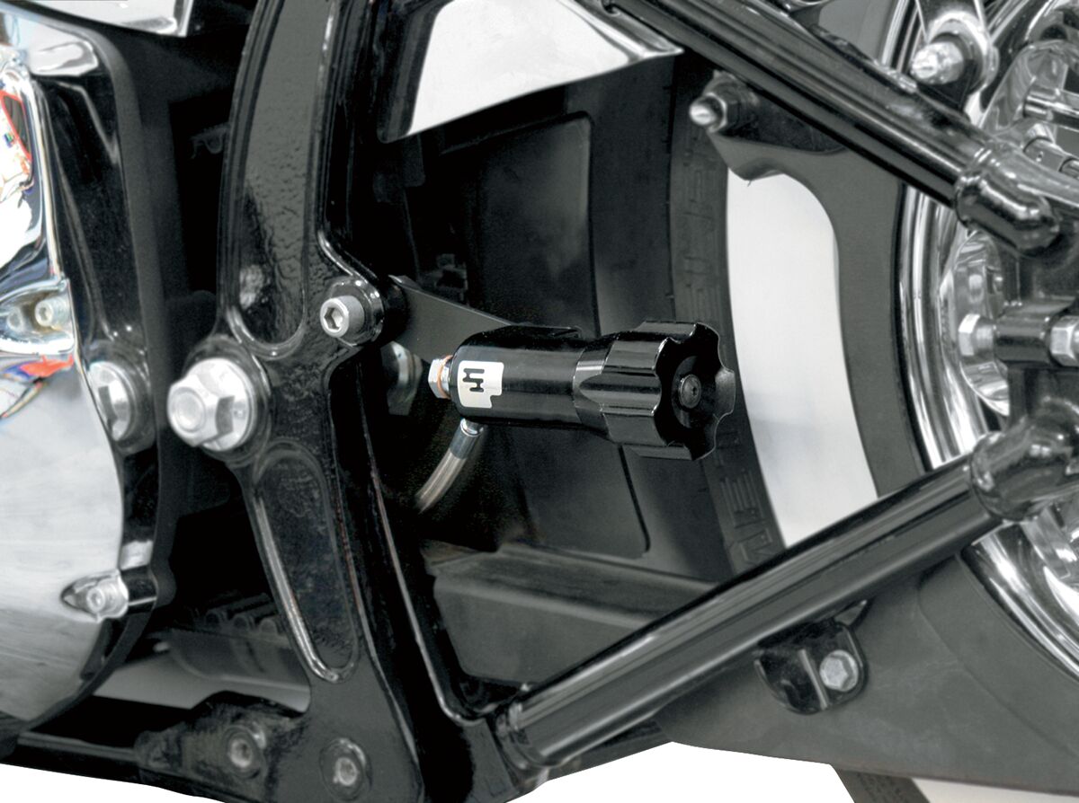 422 Heavy Duty Series Rear Shocks With Remote Adjustable, Chrome - 89-99 Softail Rear Shocks Progressive Suspension