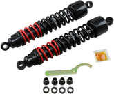 Shocks 15" Stiletto Black W/Red & Black Springs Burly Brand Default Title
