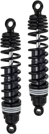 Progressive Suspension 412 Cruise Series Rear Shocks 12", Black - Sportster Shocks Progressive Suspension