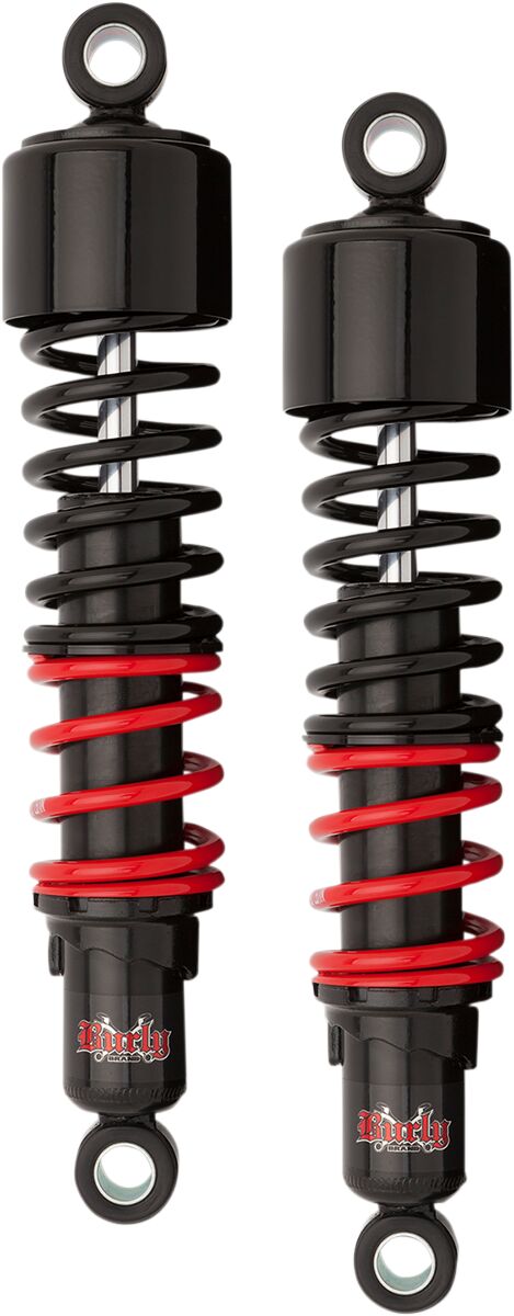 Shocks 13" Stiletto Black W/Red & Black Springs Burly Brand Default Title