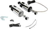 Progressive Suspension 422 Standard Series Rear Shocks With Remote Adjustable, Chrome - 89-99 Softail Shock Absorbers Progressive Suspension