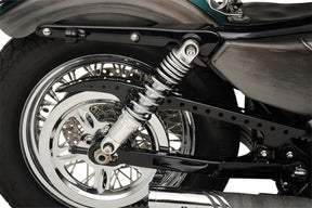 Drag Specialties Shocks Shock Absorbers Ride Height Adjustable Standard Chrome 12" (305 Mm) Shocks Drag Specialties Shocks