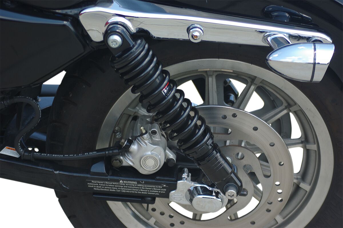 Drag Specialties Shocks Shock Absorbers Ride Height Adjustable Standard Black 13" (330 Mm) Shocks Drag Specialties