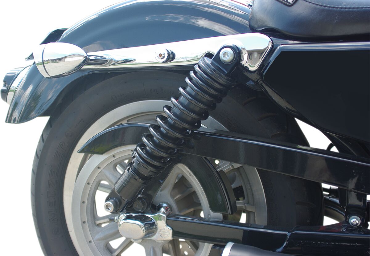Drag Specialties Shocks Shock Absorbers Ride Height Adjustable Standard Black 13" (330 Mm) Shocks Drag Specialties