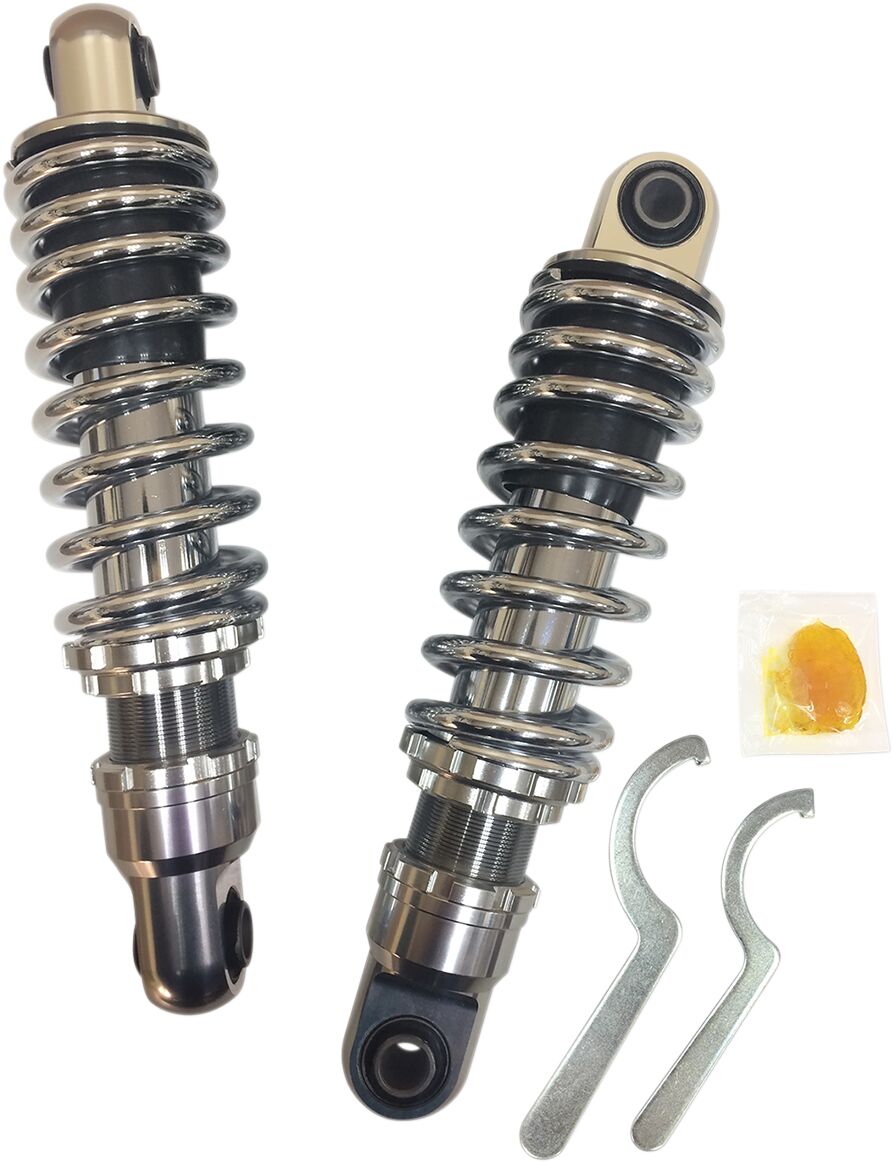 Drag Specialties Shocks Shocks 10.5 Chr 91 17 Fxd SHOCKS W/SPRINGS Drag Specialties