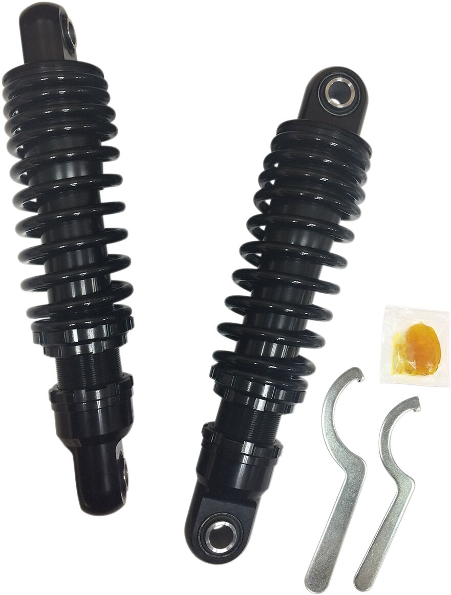 Drag Specialties Shocks Shocks 10.5 Blk 85 22 Flt SHOCKS W/SPRINGS Drag Specialties