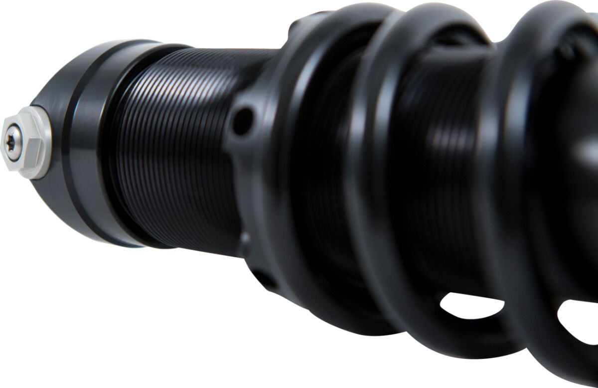 HD 761 Rear Shock Divided Piston 12", Blackline - Dyna Rear Shocks Öhlins