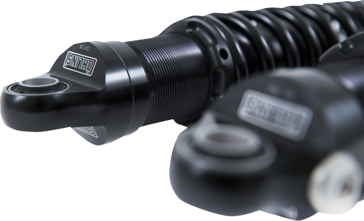HD 765 Rear Shock Rebound Adj. 13", Blackline - Dyna Rear Shocks Öhlins