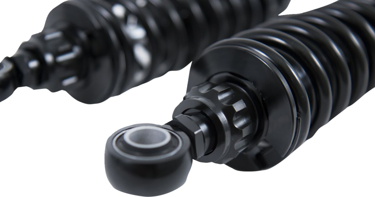 HD 765 Rear Shock Rebound Adj. 13", Blackline - Dyna Rear Shocks Öhlins