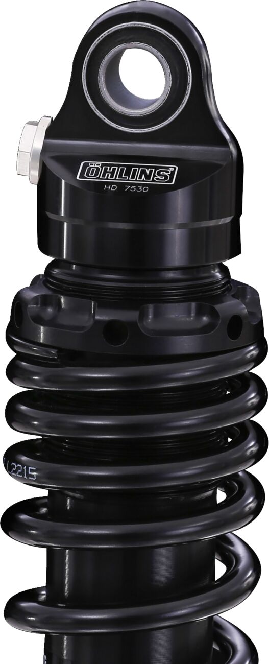 HD 776 Rear Shock Rebound Adj. 12", Blackline - Touring Rear Shocks Öhlins