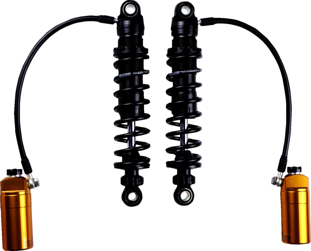 HD 779 Rear Shock Fully Adj. 12", Blackline - Touring Rear Shocks Öhlins Default Title