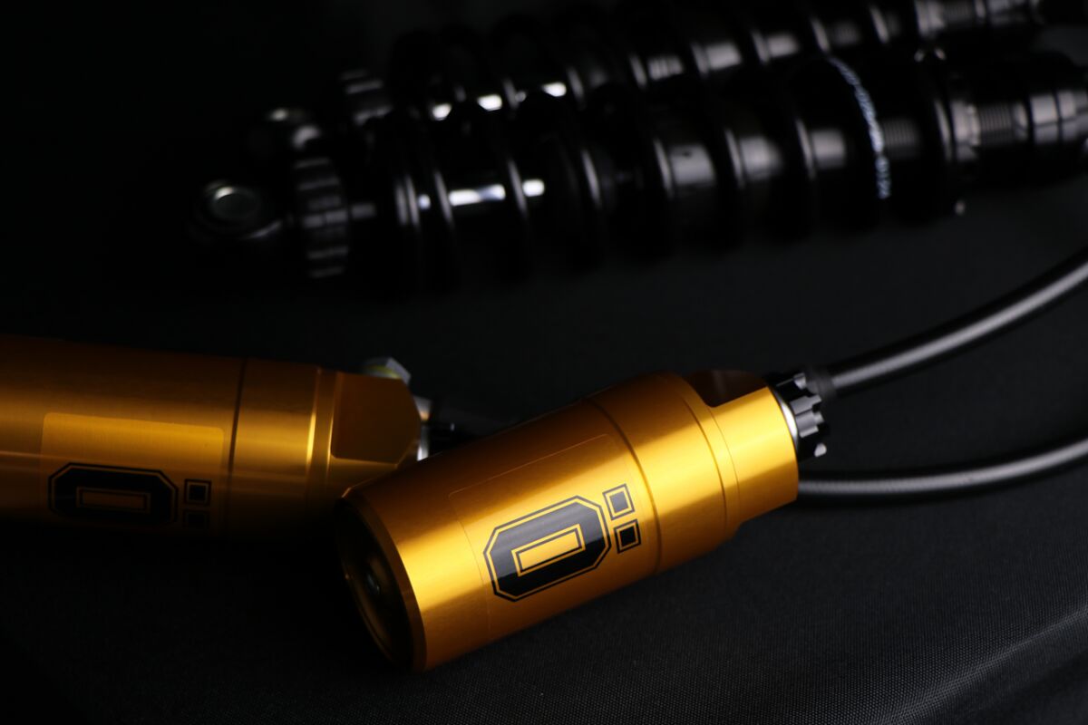 HD 779 Rear Shock Fully Adj. 12", Blackline - Touring Rear Shocks Öhlins