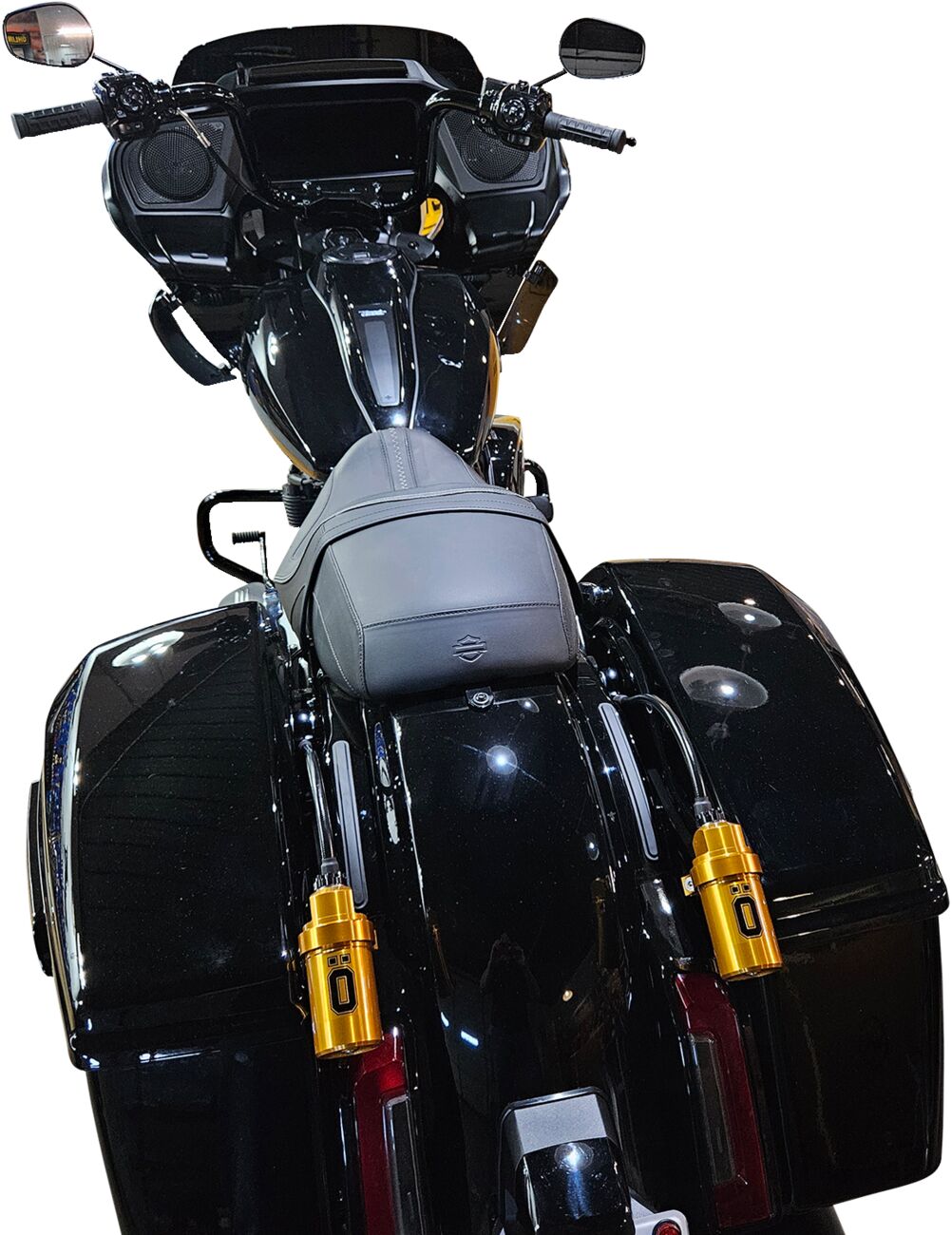 HD 779 Rear Shock Fully Adj. 12", Blackline - Touring Rear Shocks Öhlins