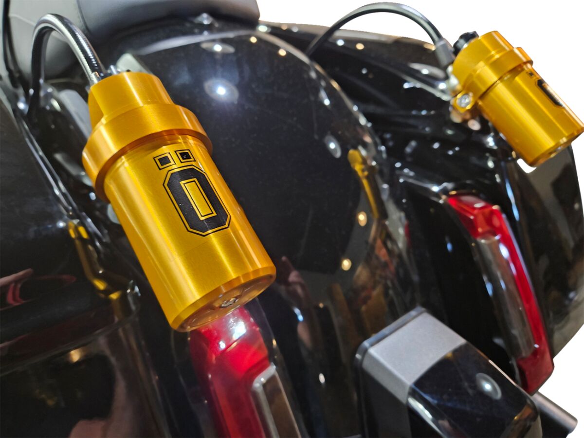 HD 779 Rear Shock Fully Adj. 12", Blackline - Touring Rear Shocks Öhlins