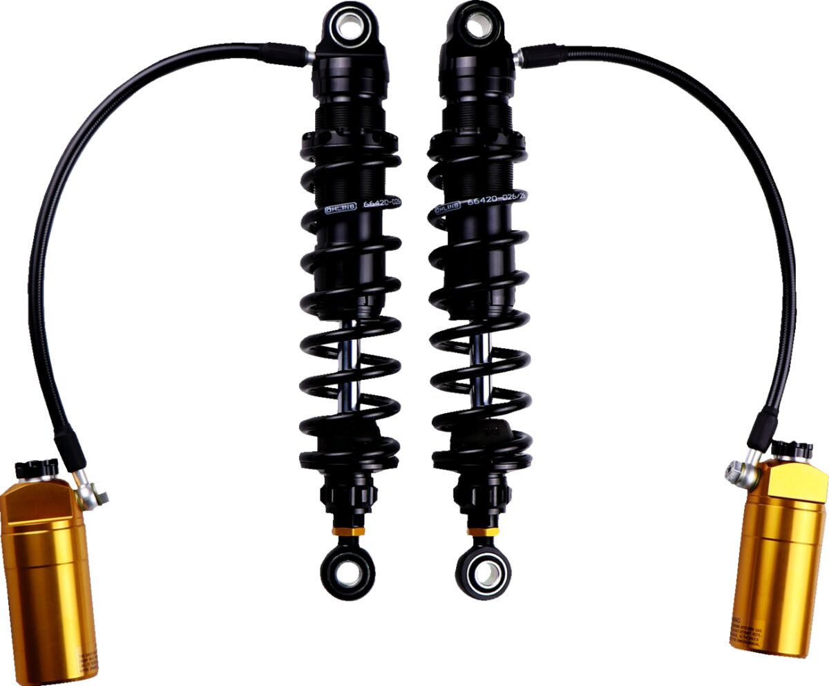HD 779 Rear Shock Fully Adj. 13", Blackline - Touring Rear Shocks Öhlins Default Title