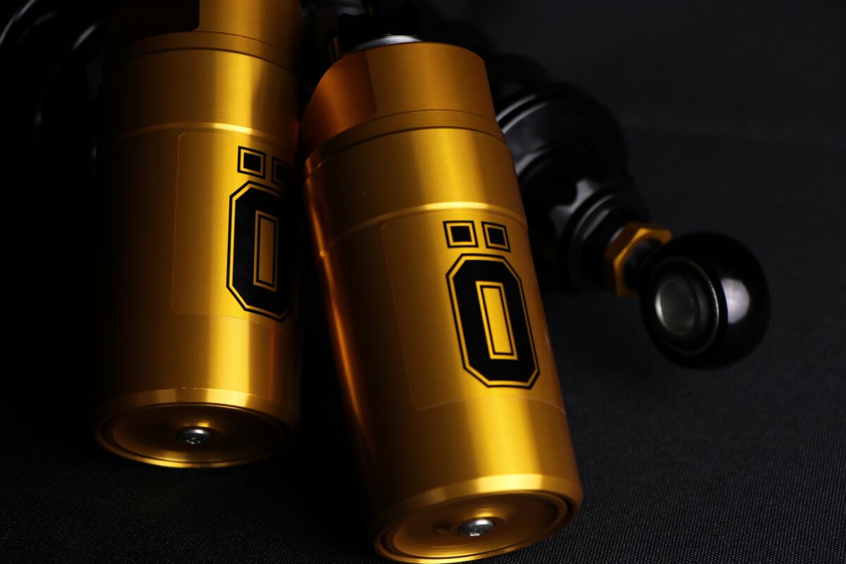 HD 779 Rear Shock Fully Adj. 13", Blackline - Touring Rear Shocks Öhlins