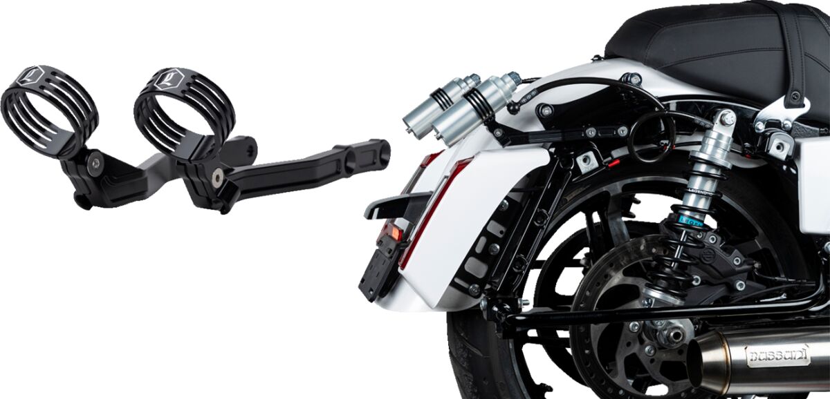 Legend Suspension Mount Billet External Reserv SHOCK MOUNTING PARTS Legend Suspension