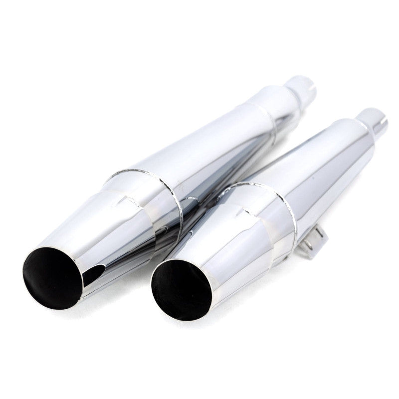 Thunderheader 1352 ThunderCone Slip-On Mufflers, Chrome - 2018-2024 Softail Slip-On & Muffler Thunderheader