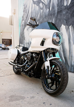 Thunderheader 1363XB X-Series 2-1 Exhaust, Black - 2018-2024 Softail Low Rider ST, Heritage & Sport Glide 2-1 Full Exhaust System Thunderheader