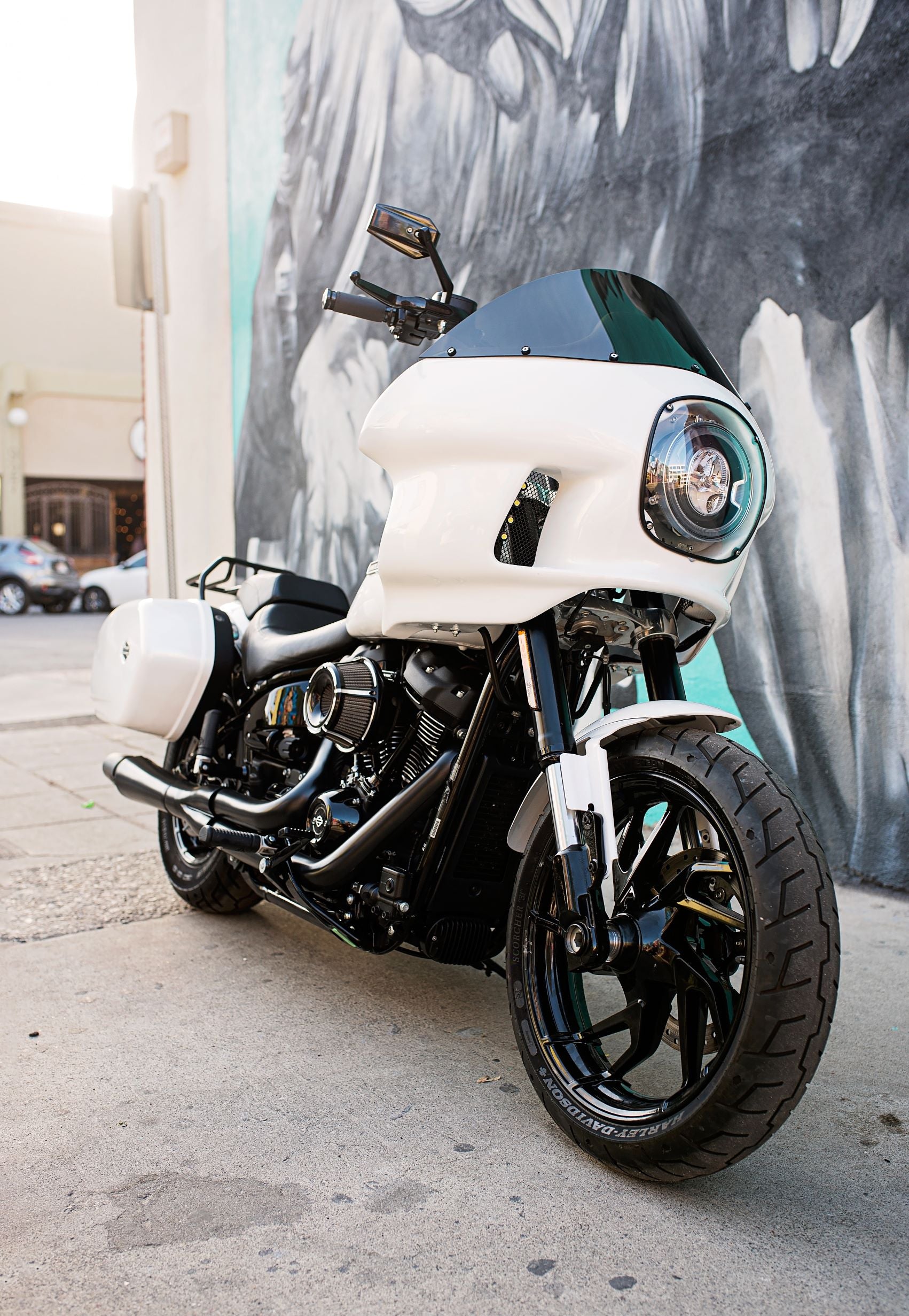 Thunderheader 1325XB X-Series 2-1 Exhaust, Black - 2025-2026 Softail Low Rider ST & Heritage 2-1 Full Exhaust System Thunderheader