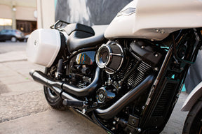 Thunderheader 1363XB X-Series 2-1 Exhaust, Black - 2018-2024 Softail Low Rider ST, Heritage & Sport Glide 2-1 Full Exhaust System Thunderheader