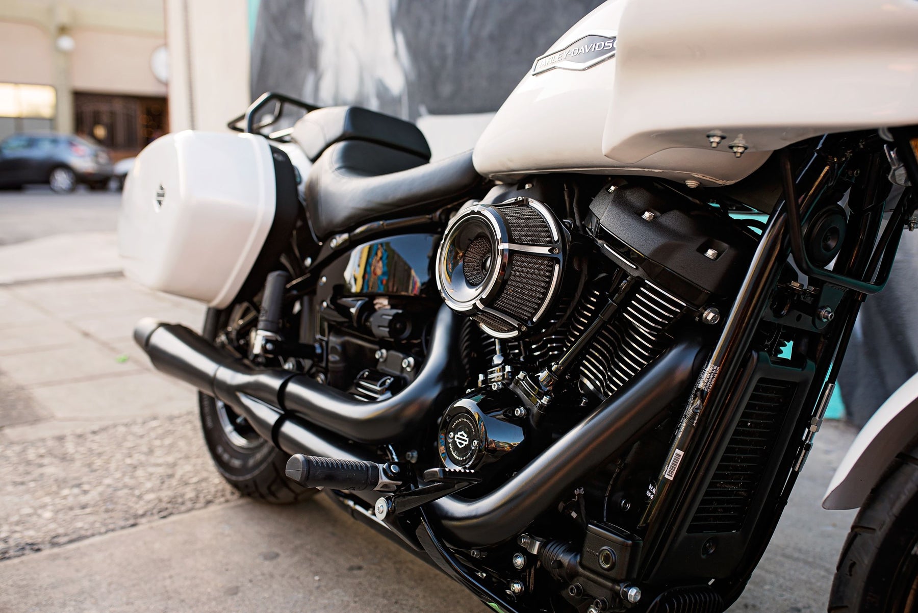 Thunderheader 1325XB X-Series 2-1 Exhaust, Black - 2025-2026 Softail Low Rider ST & Heritage 2-1 Full Exhaust System Thunderheader