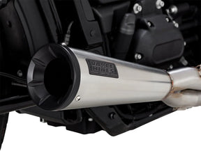 Upsweep 2:1 Exhaust System - 18+ Softail Full Exhaust System Vance & Hines
