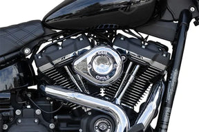 S&S Cycle Stealth Air Cleaner Kit with Chrome Mini Teardrop Cover for 2017-Up HD® M8 Models Teardrop Air Cleaner S&S Cycle