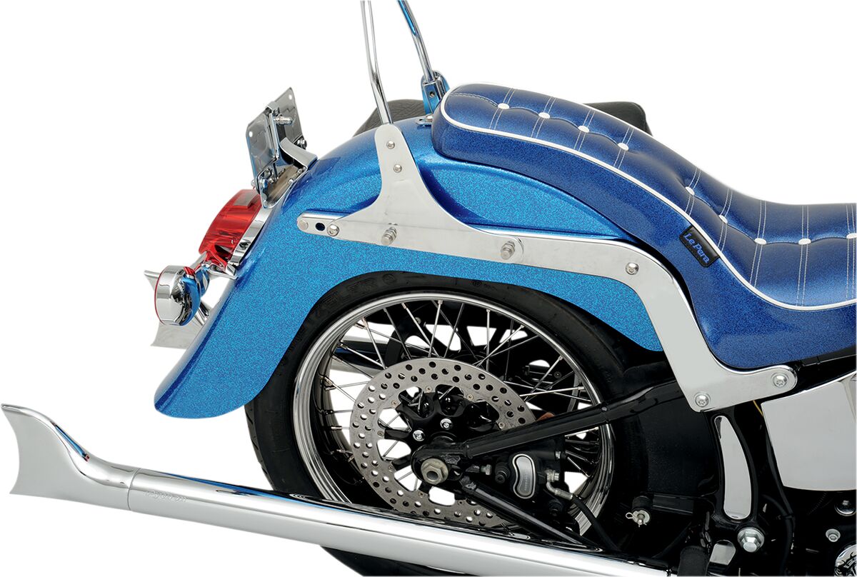 Klock Werks Rear Fender Benchmark Frenched 4" Stretched Fenders Klock Werks