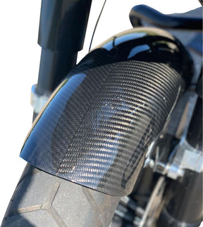 Slyfox Carbon Fiber Front Fender, Gloss Black - Touring Fenders Slyfox