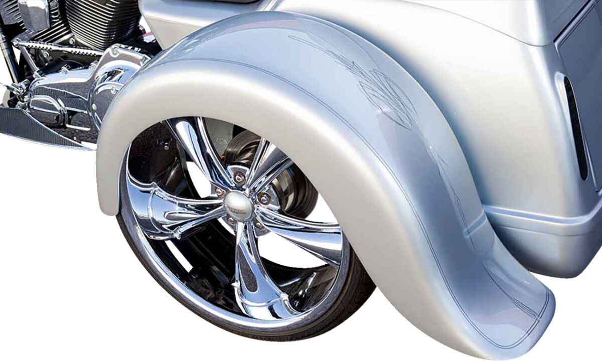 Paul Yaffe Bagger Nation Fender Swoop Left Side Tri Glide Fenders Paul Yaffe Bagger Nation