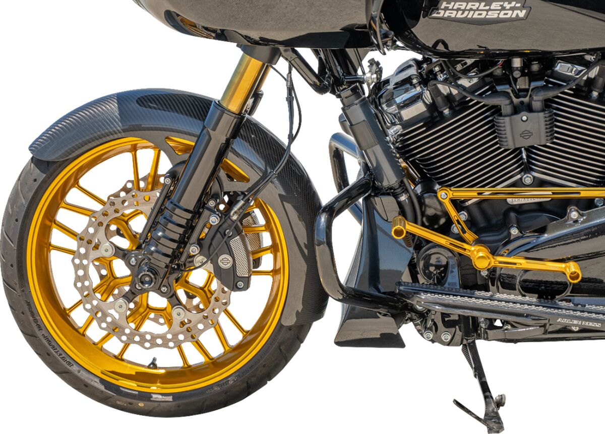 Arlen Ness Carbon Fiber Wrapper Front Fender, 19" - 99-13 Touring Fenders Arlen Ness