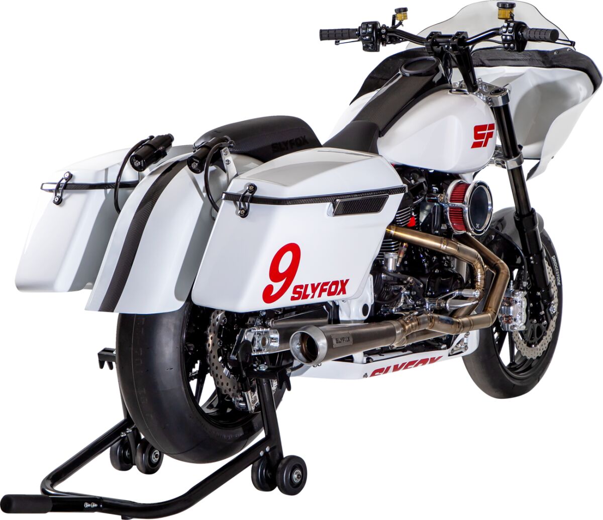 Rear Fender, Carbon Gloss Rear Fender Slyfox Performance