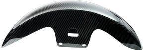 Slyfox Front Fender Mid Length, Carbon Gloss - Dyna & 18+ Softail & Touring & Trike Fenders Slyfox