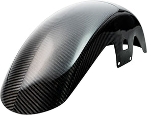 Slyfox Front Fender Mid Length, Carbon Gloss - Dyna & 18+ Softail & Touring & Trike Fenders Slyfox