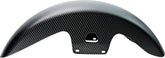 Slyfox Front Fender Mid Length, Carbon Matte - Dyna & 18+ Softail & Touring & Trike Fenders Slyfox