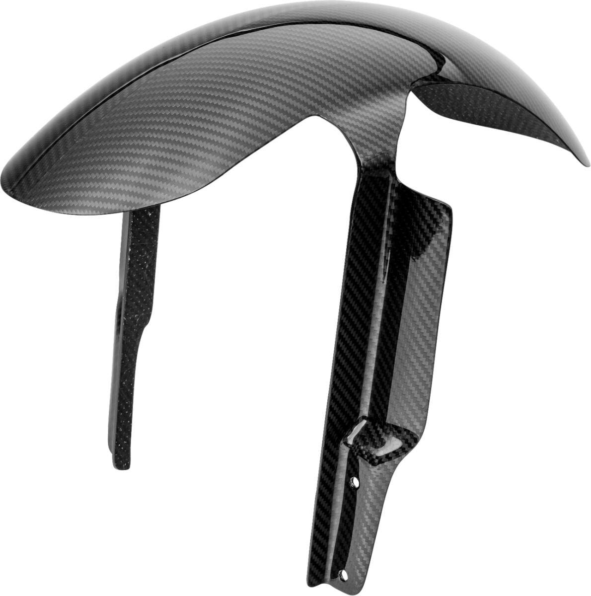 Slyfox Front Fender, Carbon Gloss - 17-22 Touring Fenders Slyfox