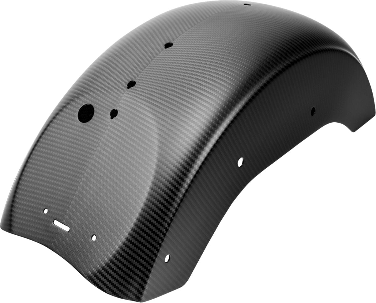 Slyfox Rear Fender, Carbon Matte - 18+ Softail Fenders Slyfox