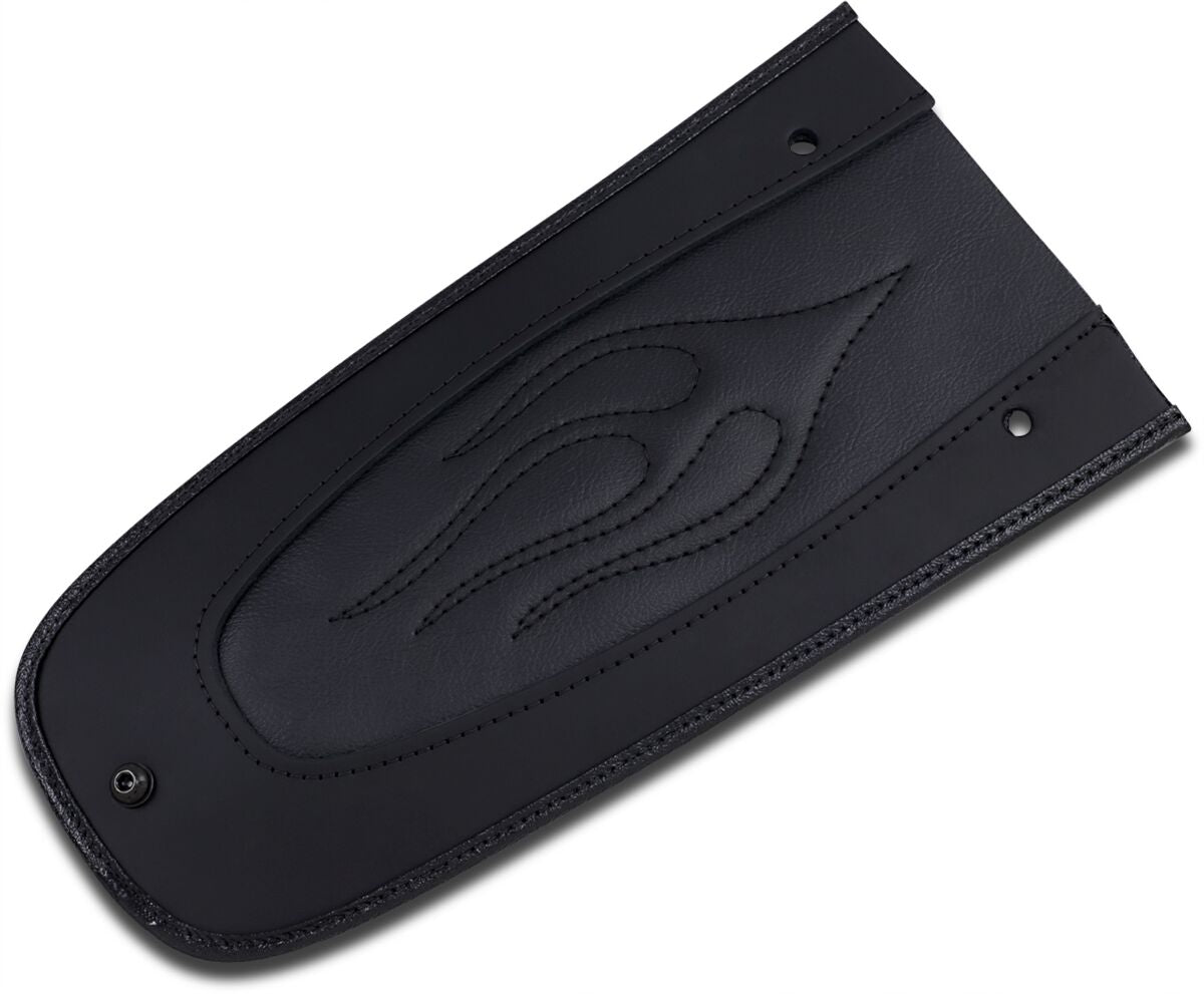Drag Specialties Seats Fender Skin Flame Stitch 3 FENDER DRESS-UP PARTS Drag Specialties
